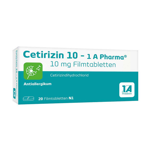 CETIRIZIN 10-1A Pharma Filmtabletten