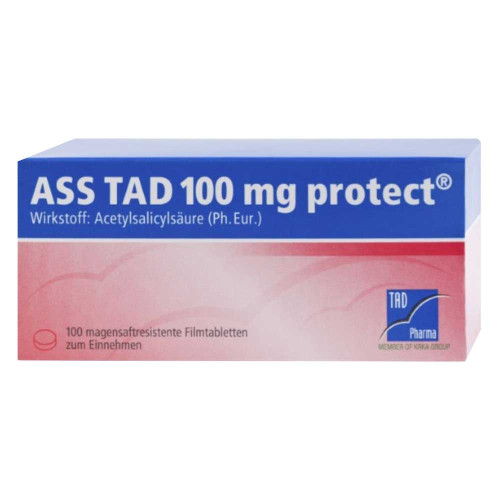 ASS TAD 100 mg protect magensaftres.Filmtabletten