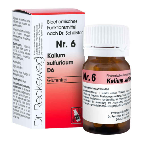 BIOCHEMIE 6 Kalium sulfuricum D 6 Tabletten