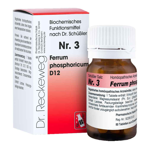 BIOCHEMIE 3 Ferrum phosphoricum D 12 Tabletten