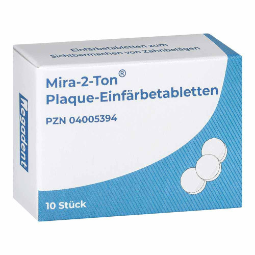 MIRA 2 Ton Plaque Einf&auml;rbe Tabletten