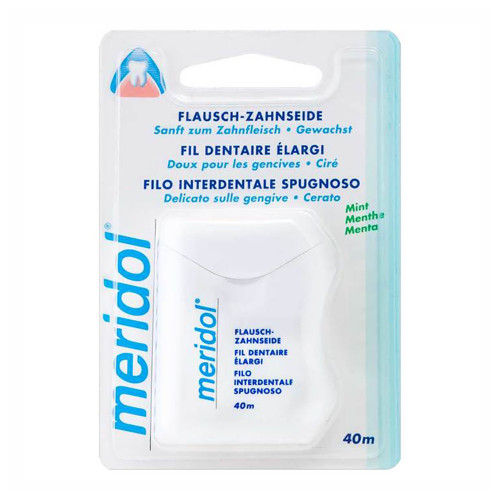 MERIDOL Flausch Zahnzeide gewachst