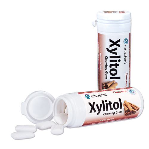 MIRADENT Xylitol Chewing Gum Zimt