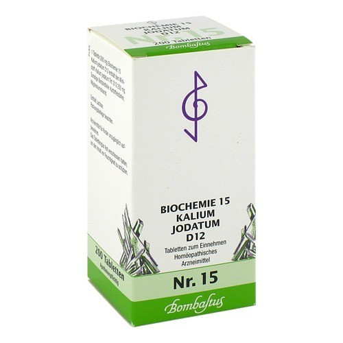 BIOCHEMIE 15 Kalium jodatum D 12 Tabletten