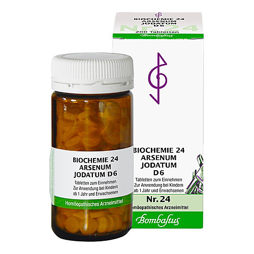 BIOCHEMIE 24 Arsenum jodatum D 6 Tabletten