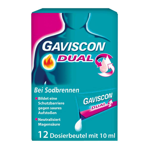 GAVISCON Dual 500mg/213mg/325mg Susp.z.Einn.Btl.