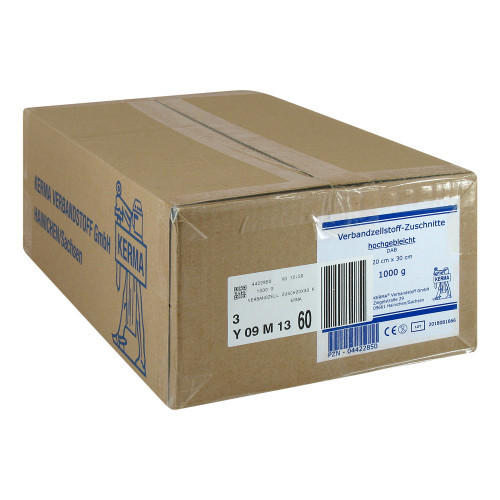 VERBANDZELLSTOFF ZUSCHNITTE hochgebleicht 20x30 cm