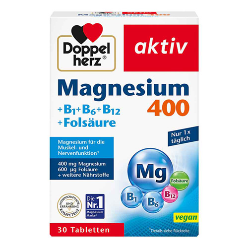 DOPPELHERZ Magnesium 400 mg Tabletten