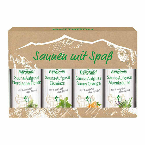SAUNEN mit Spa&szlig; 4 versch.Sorten Konzentrat