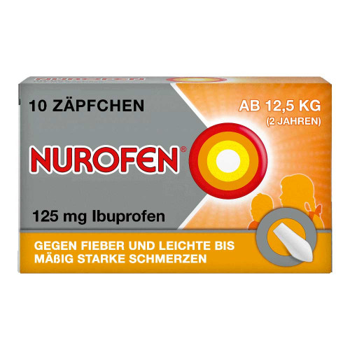 NUROFEN Junior 125 mg Z&auml;pfchen