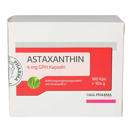 ASTAXANTHIN 4 mg GPH Kapseln