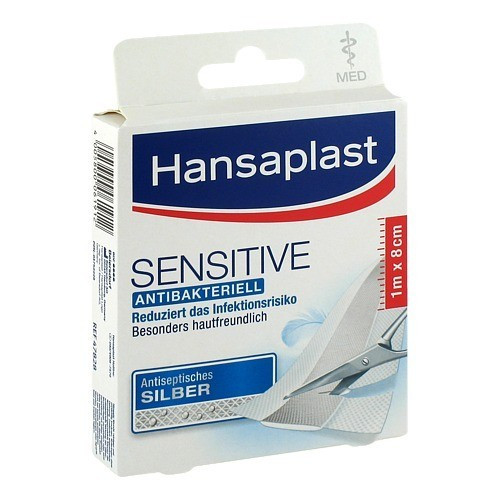 HANSAPLAST med Sensitive Pflaster 8 cmx1 m