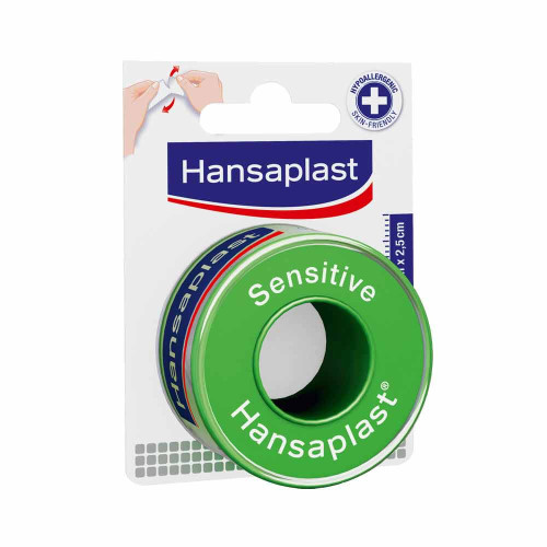 HANSAPLAST Fixierpfl.Sensitive 2,5 cmx5 m