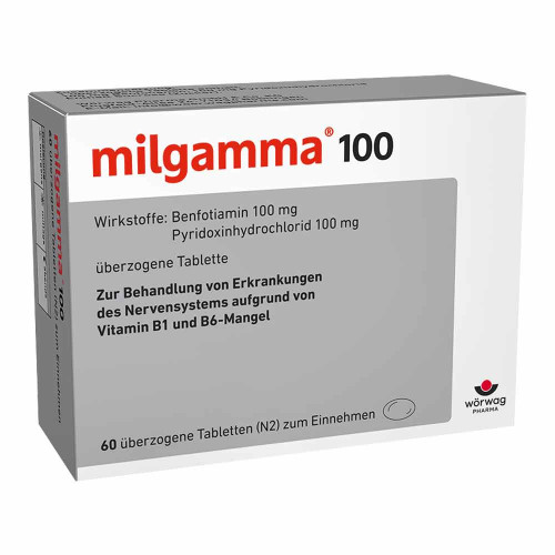 MILGAMMA 100 mg &uuml;berzogene Tabletten