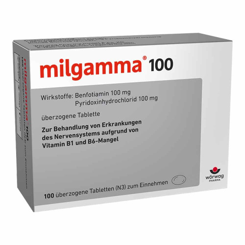 MILGAMMA 100 mg &uuml;berzogene Tabletten