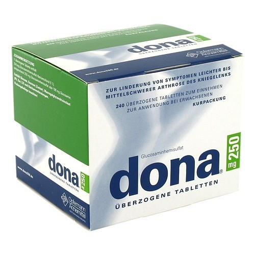 DONA 250 mg &uuml;berzogene Tabletten