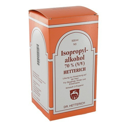 ISOPROPYLALKOHOL 70% V/V Hetterich