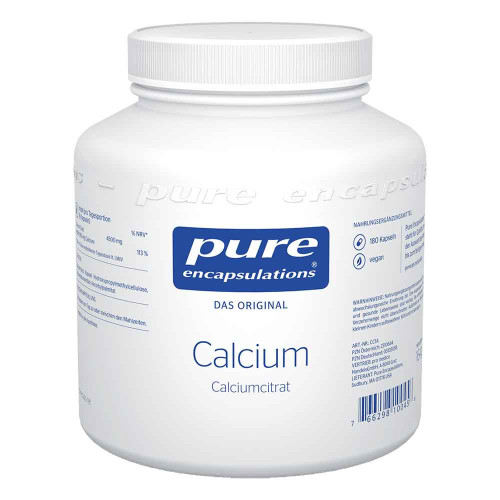 PURE ENCAPSULATIONS Calcium Calciumcitrat Kapseln