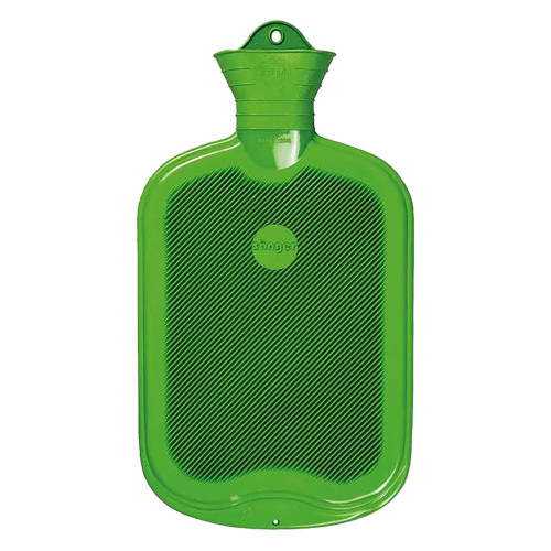 S&Auml;NGER 2 l Gummi-W&auml;rmfl.nahtlos Doppellam.apfelgr.