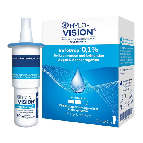 HYLO-VISION SafeDrop 0,1% Augentropfen