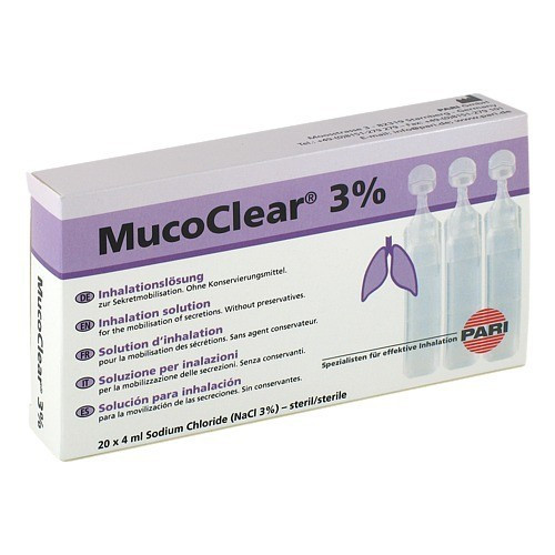 MUCOCLEAR 3% NaCl Inhalationsl&ouml;sung