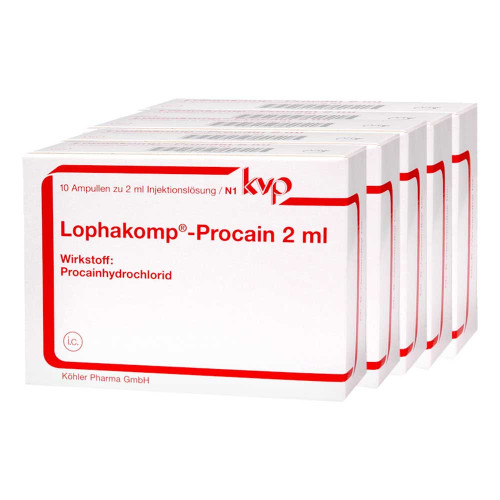 LOPHAKOMP Procain 2 ml Injektionsl&ouml;sung