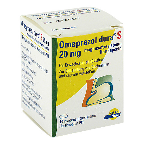 OMEPRAZOL dura S 20 mg magensaftresist.Hartkapseln