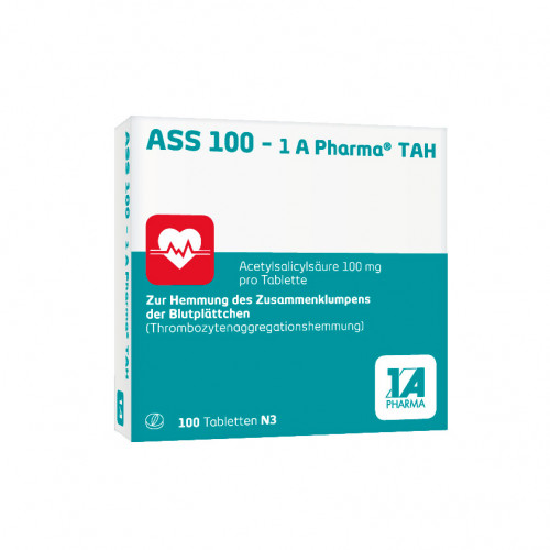 ASS 100-1A Pharma TAH Tabletten