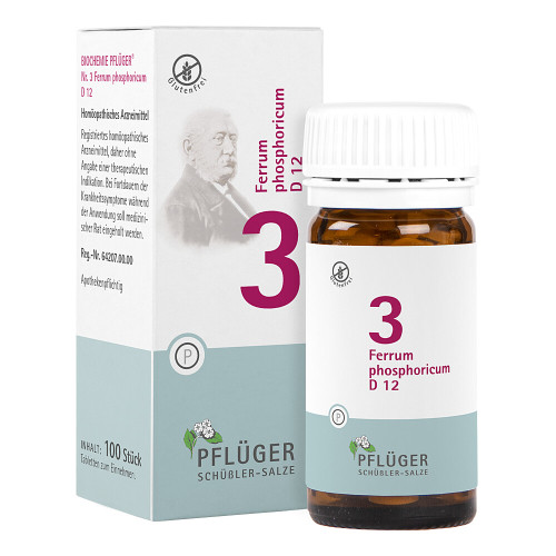 BIOCHEMIE Pfl&uuml;ger 3 Ferrum phosphoricum D 12 Tabl.
