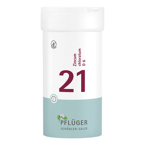 Biochemie Pfl&uuml;ger 21 Zincum chloratum D 6 Tabletten.
