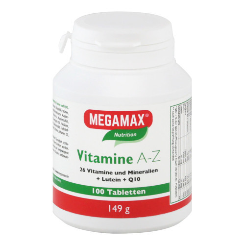 MEGAMAX Vitamine A-Z+Q10+Lutein Tabletten