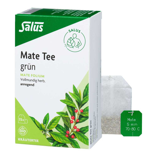 MATE TEE gr&uuml;n Kr&auml;utertee Mate folium Bio Salus