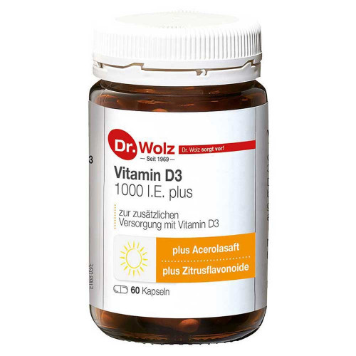 VITAMIN D3 1000 I.E. plus Dr.Wolz Kapseln