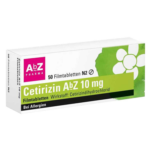 CETIRIZIN AbZ 10 mg Filmtabletten