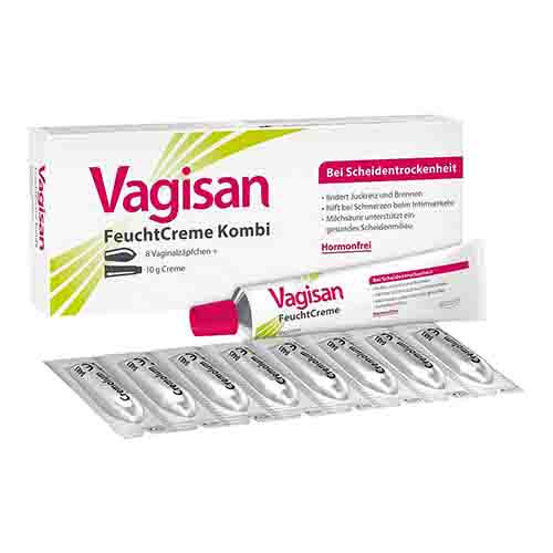 VAGISAN FeuchtCreme Kombi 8 Ovula+10 g Creme