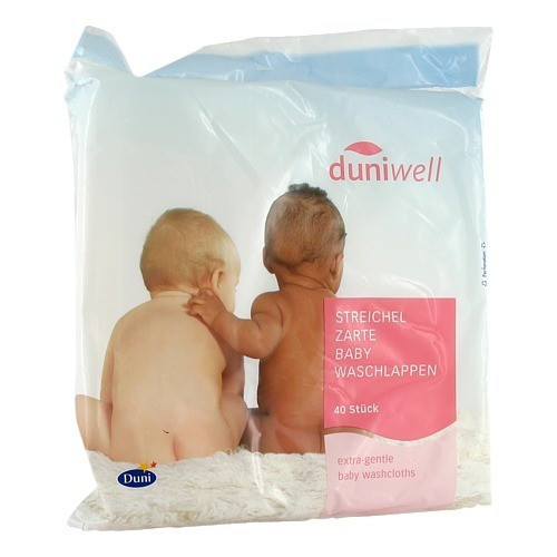 DUNIWELL Baby Waschlappen streichelzart