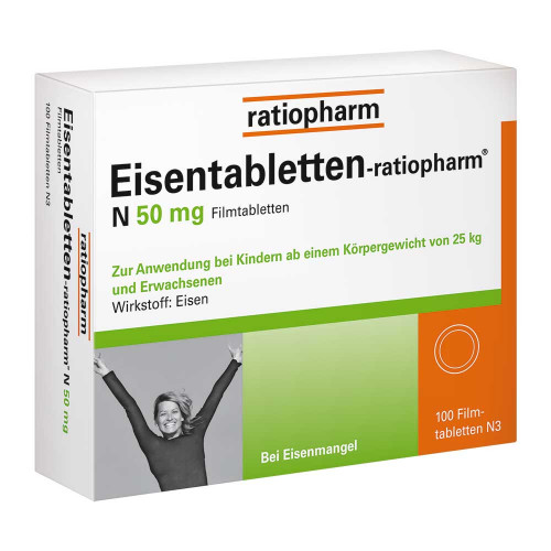 EISENTABLETTEN-ratiopharm N 50 mg Filmtabletten