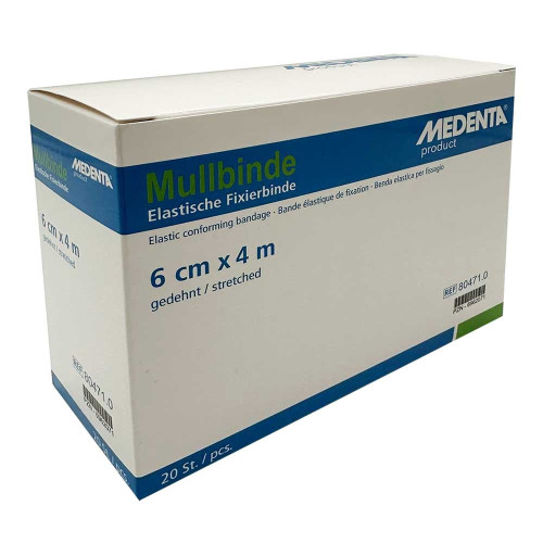 MULLBINDEN elast.6 cmx4 m