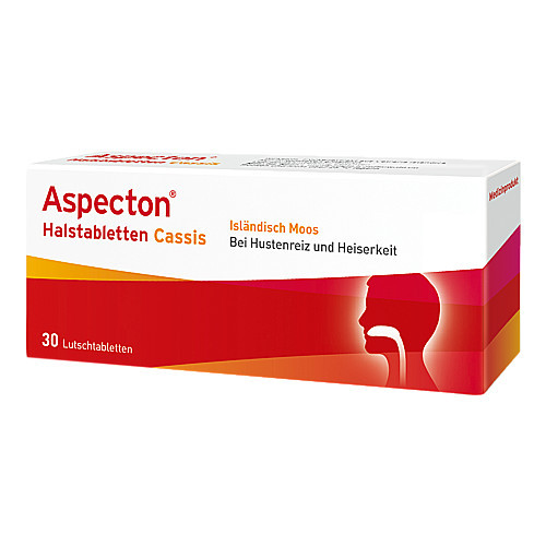 ASPECTON Halstabletten Cassis Lutschtabletten