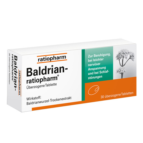 BALDRIAN-RATIOPHARM &uuml;berzogene Tabletten