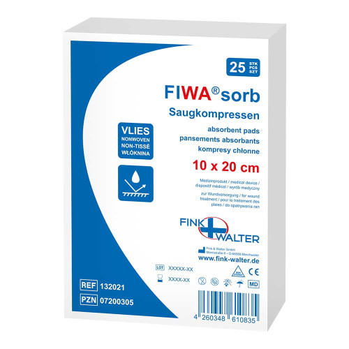 VERBANDKOMPRESSEN 10x20 cm