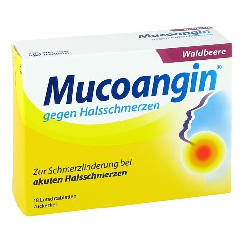 MUCOANGIN Waldbeere 20 mg Lutschtabletten