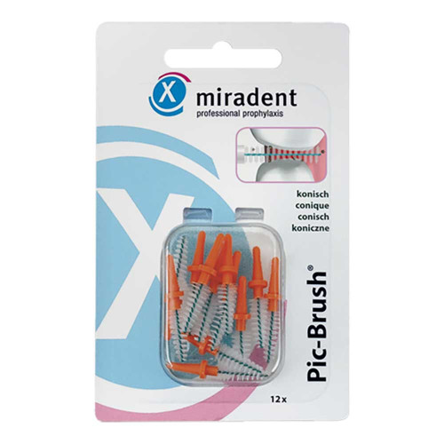 PIC BRUSH Interdentalb.Ersatzb.3-5 mm kon.orange