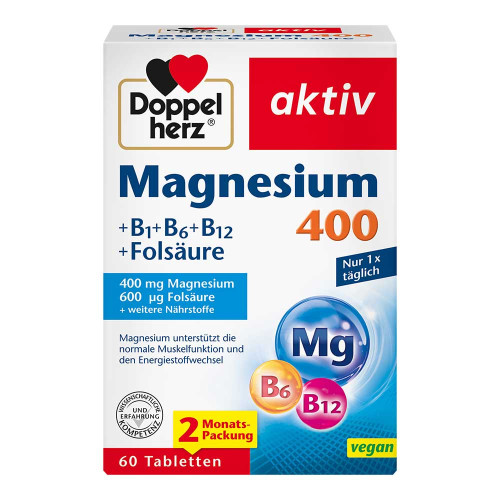 DOPPELHERZ Magnesium 400 mg Tabletten