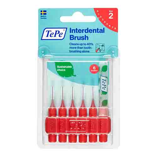 TEPE Interdentalb&uuml;rste 0,5mm rot