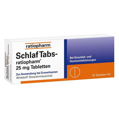 SCHLAF TABS-ratiopharm 25 mg Tabletten