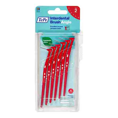 TEPE Angle Interdentalb&uuml;rste 0,5mm rot