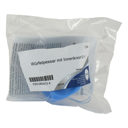 ARABIN W&uuml;rfel Pessar m.Innenknopf Gr.4