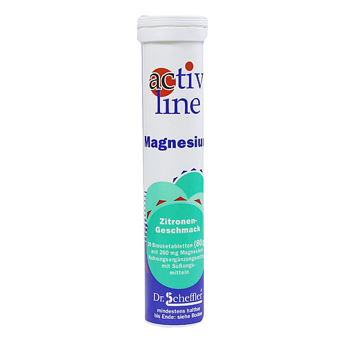 ACTIVLINE Magnesium Zitrone Brausetabletten