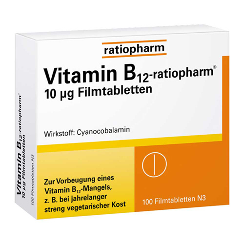 VITAMIN B12-RATIOPHARM 10 &mu;g Filmtabletten